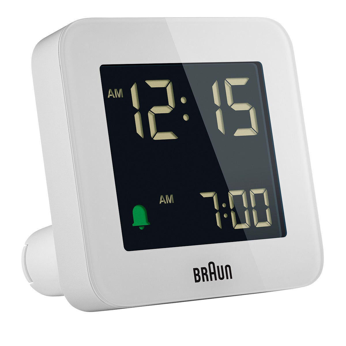 Braun Digital Alarm Clock BC09 White